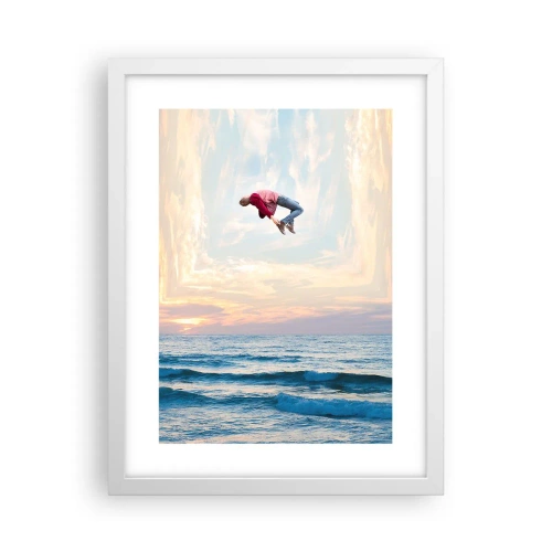 Poster in cornice bianca - In un'altra dimensione - 30x40 cm