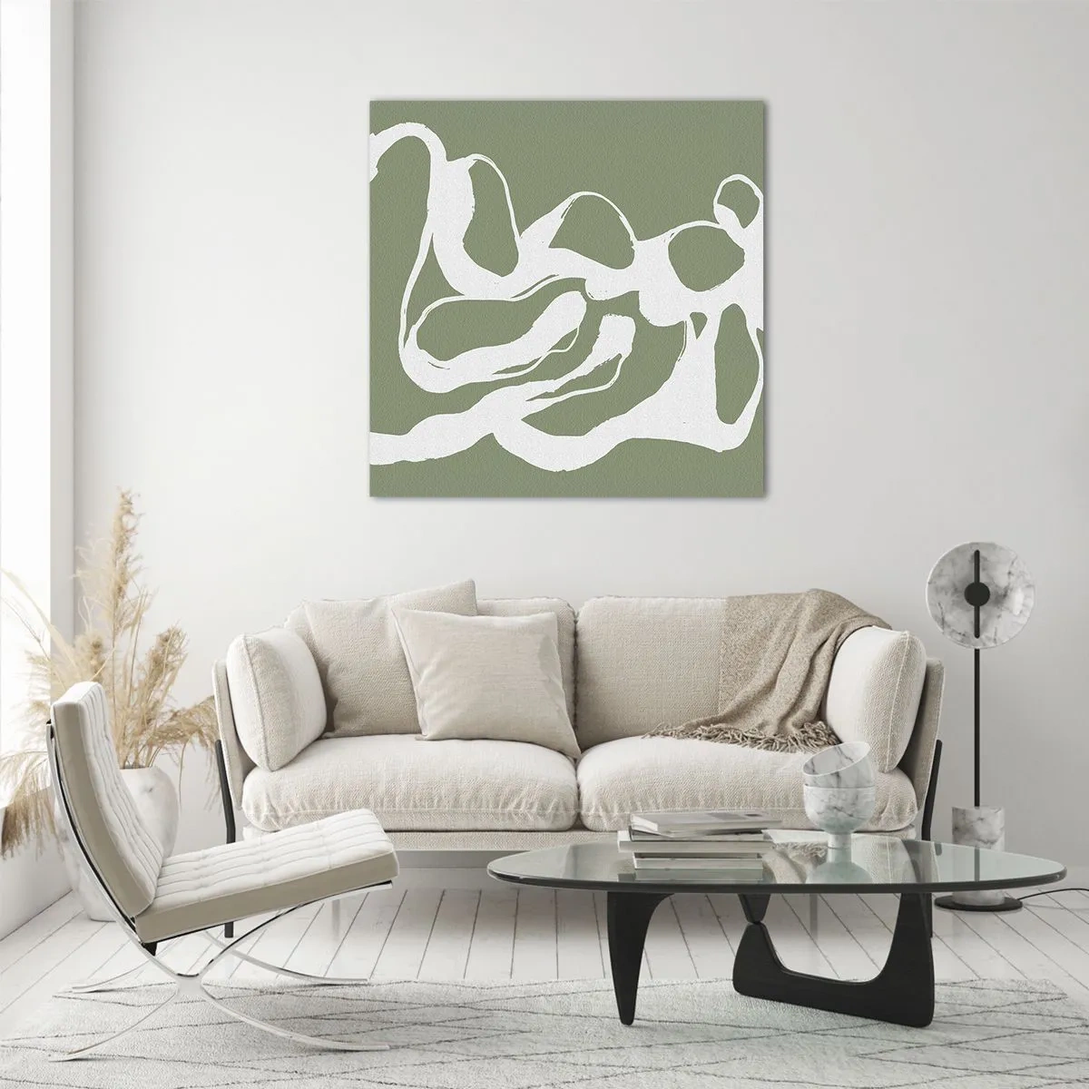 Quadro su vetro - Il richiamo dello spazio - 60x60 cm