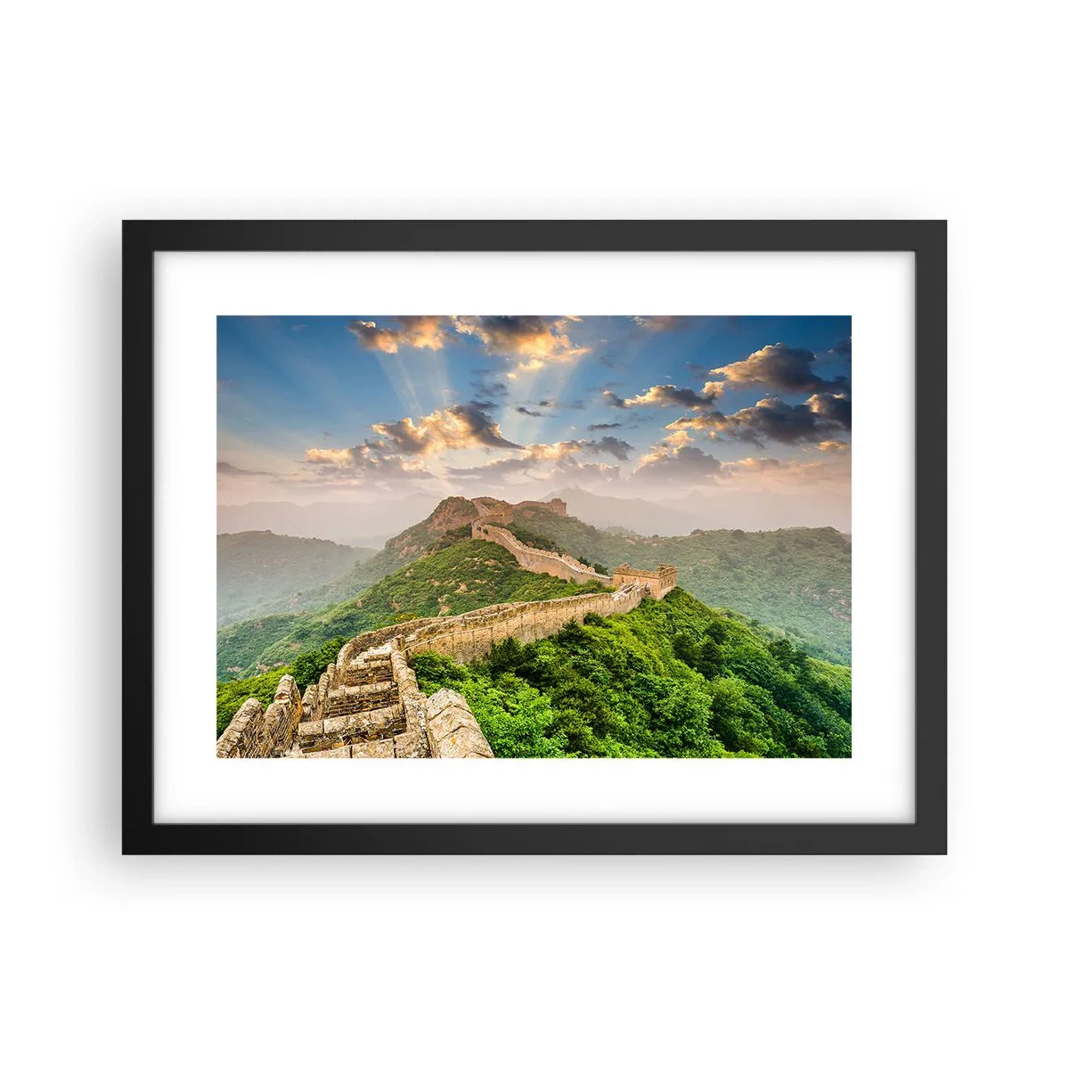 Poster in cornice nera - La grandezza che non passa mai - 40x30 cm