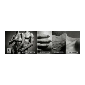 Campione di Fotomurale Premium Sand - Adamo ed Eva - Donna, Uomo, Corpo - 100x30 cm
