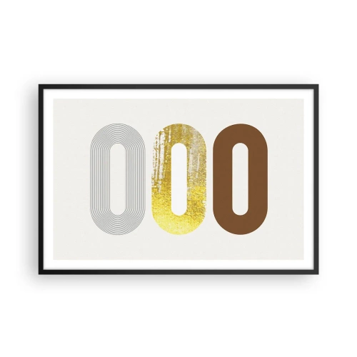 Poster in cornice nera - Ohh! - 91x61 cm