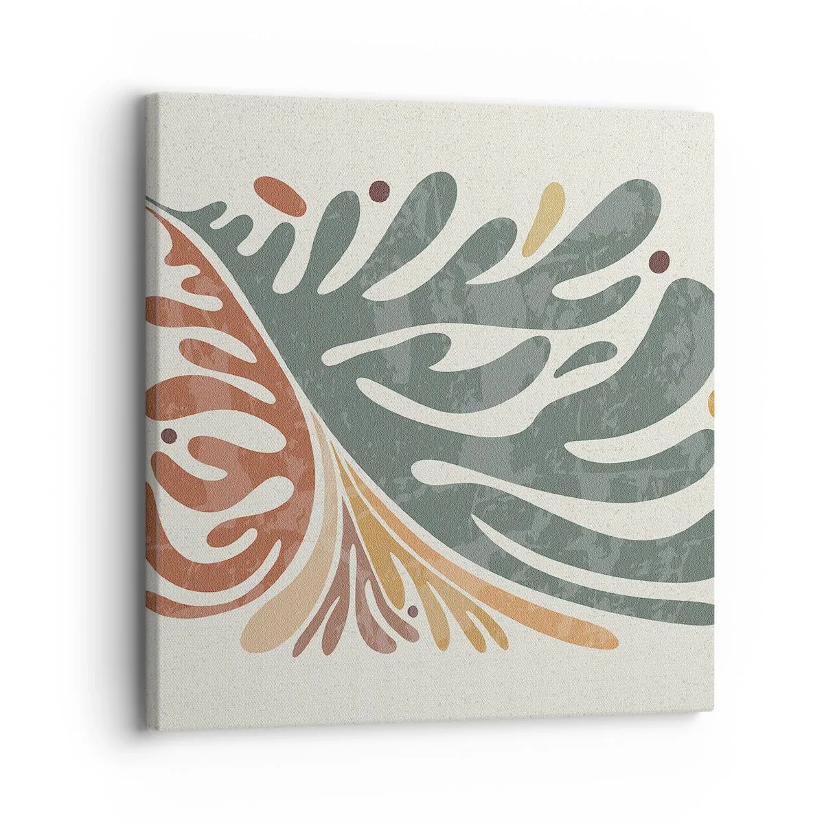 Quadro su tela - Stampe su Tela - Foglia multicolore - 30x30 cm