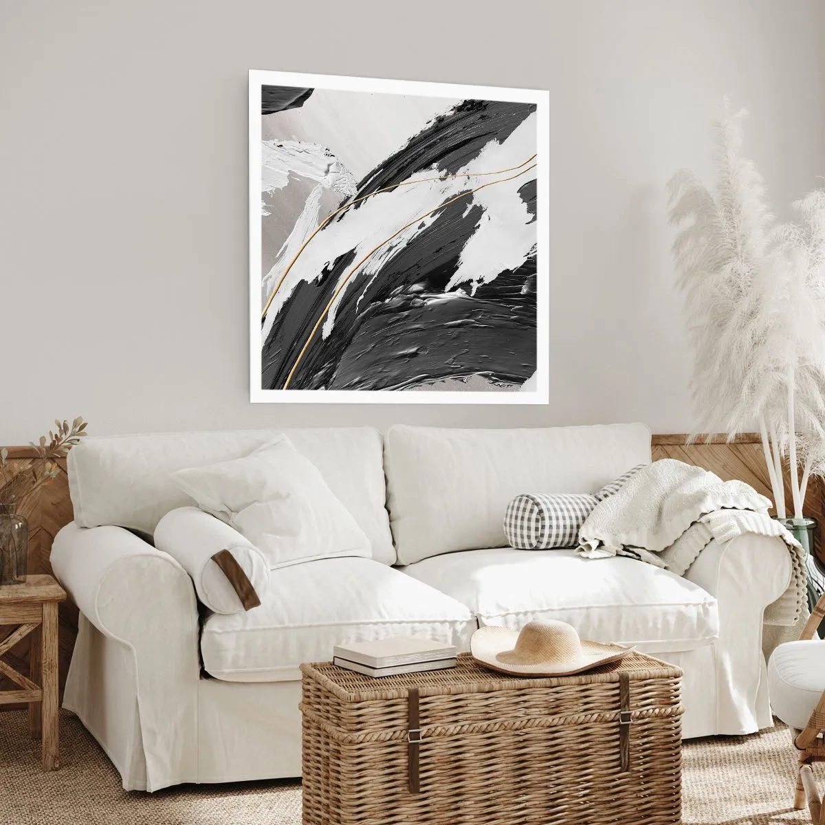 Poster - Astrazione con sfarzo - 60x60 cm