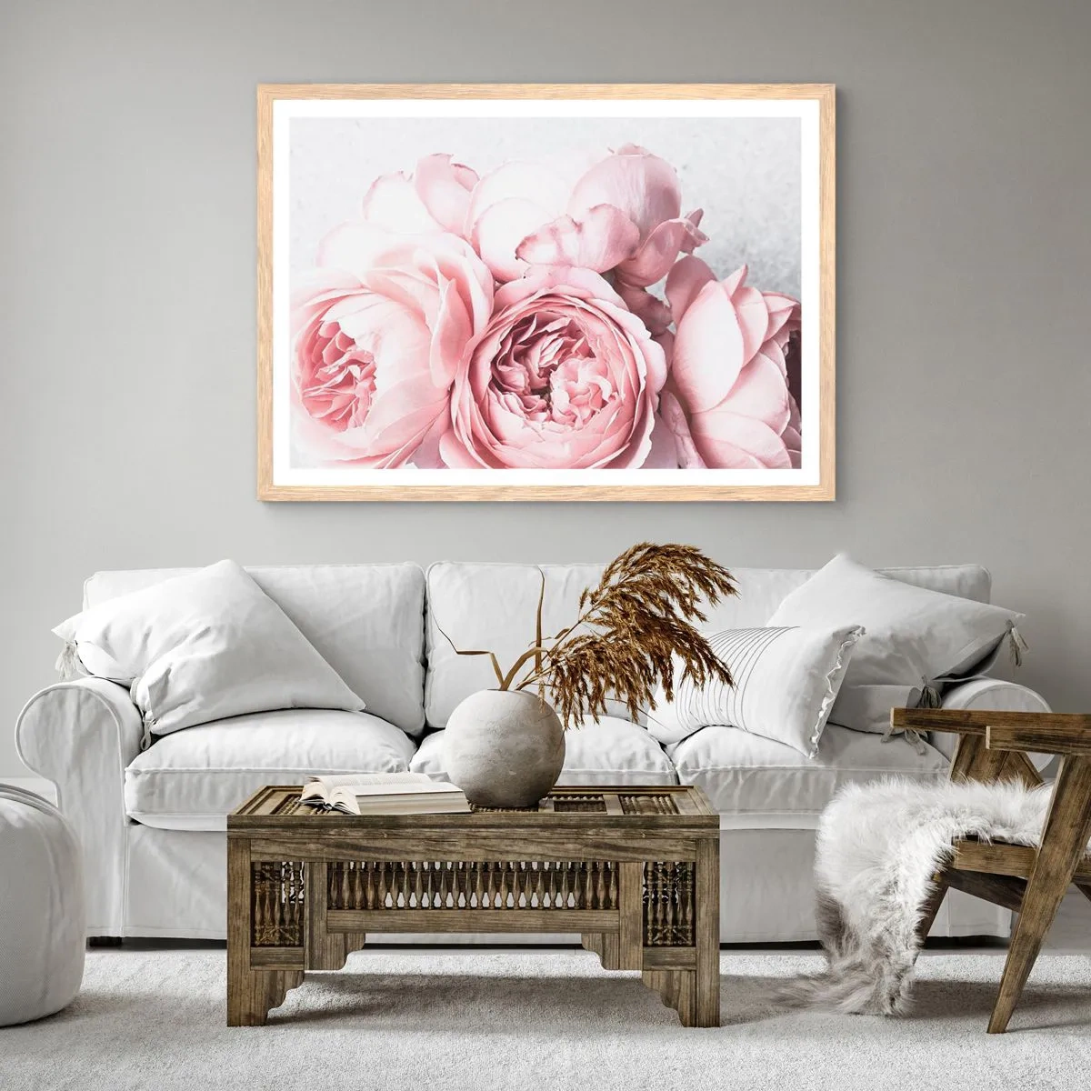 Poster in cornice rovere chiaro - Per i romantici - 50x40 cm