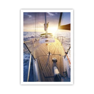 Poster - Correndo sulle onde - 70x100 cm