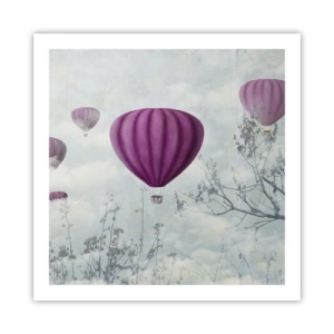 Poster - Come navi nel cielo - 60x60 cm