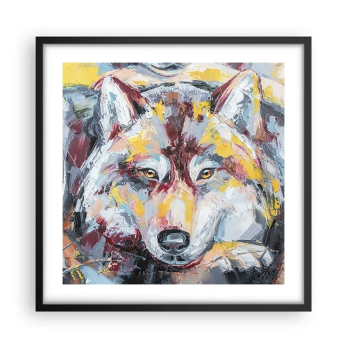 Poster in cornice nera - Pace tra i suoi - 50x50 cm