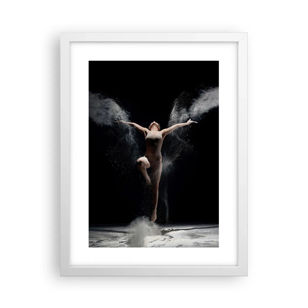 Poster in cornice bianca - Gli elfi esistono - 30x40 cm