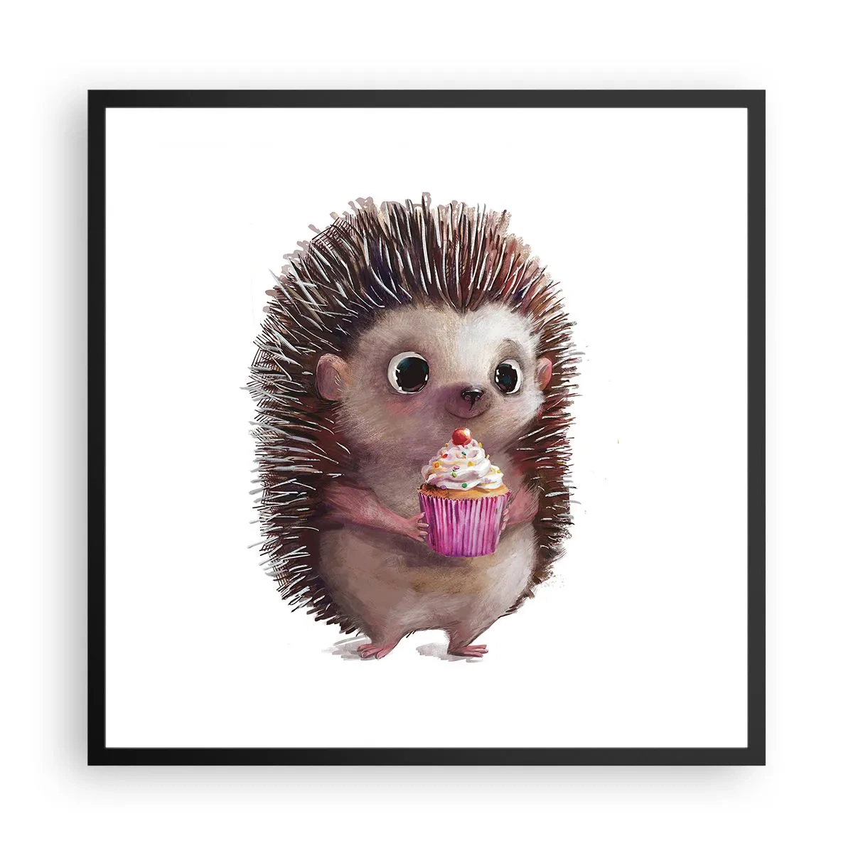 Poster in cornice nera - Festa ogni giorno - 60x60 cm