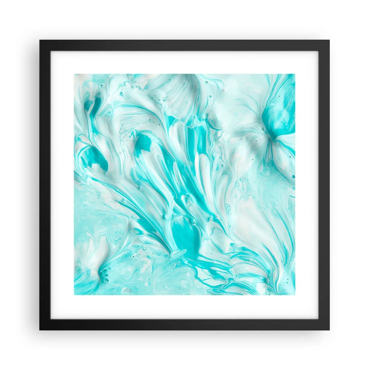 Poster in cornice nera - Insieme per sempre - 40x40 cm