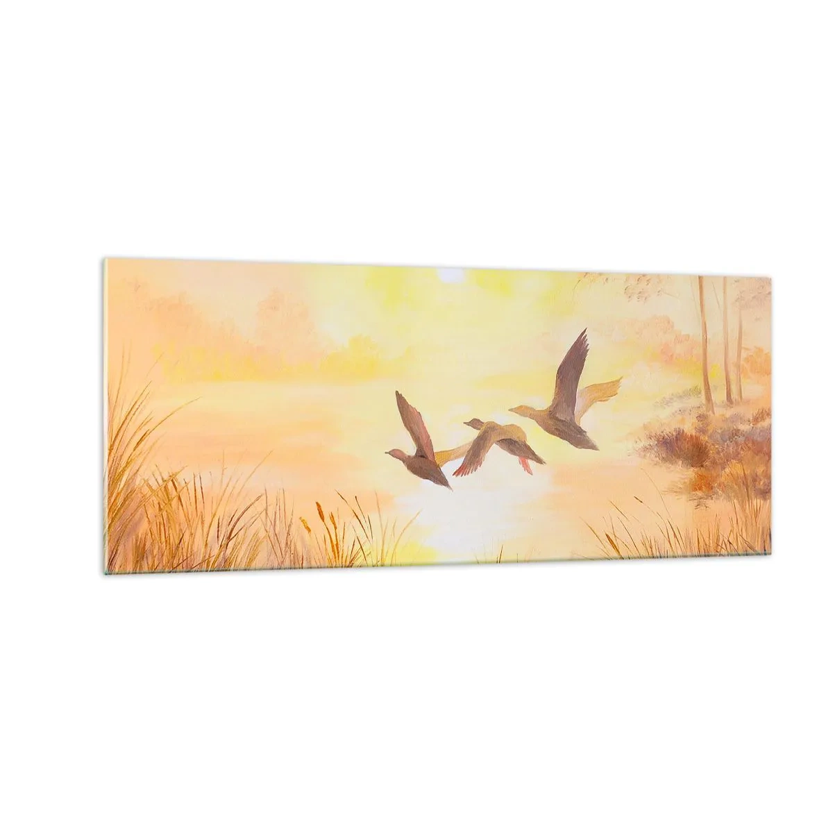 Quadro su vetro - L'inizio di un lungo viaggio - 100x40 cm