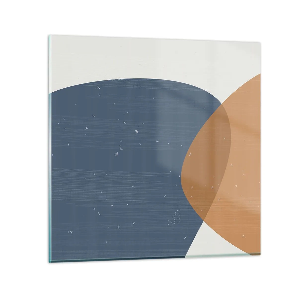 Quadro su vetro - Ovali e influenze - 70x70 cm