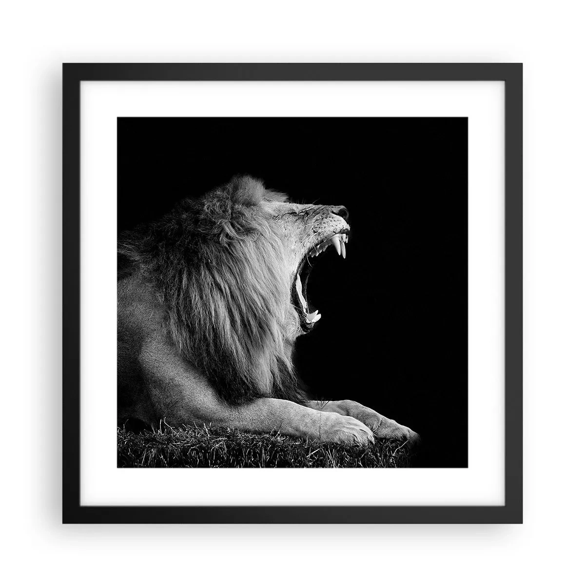 Poster in cornice nera - Senza alcun dubbio - 40x40 cm