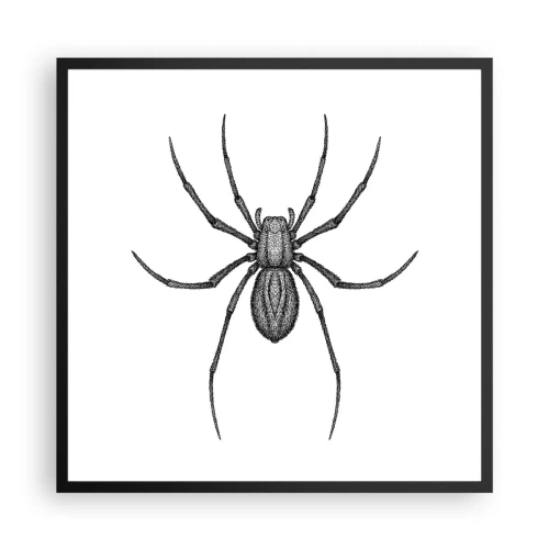 Poster in cornice nera - Precisione inquietante - 60x60 cm