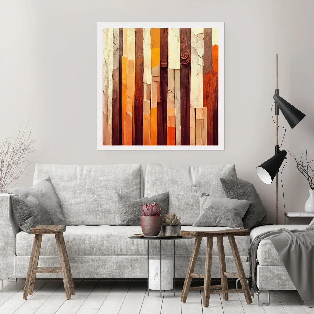 Poster - L'inno dei legni boschivi - 60x60 cm