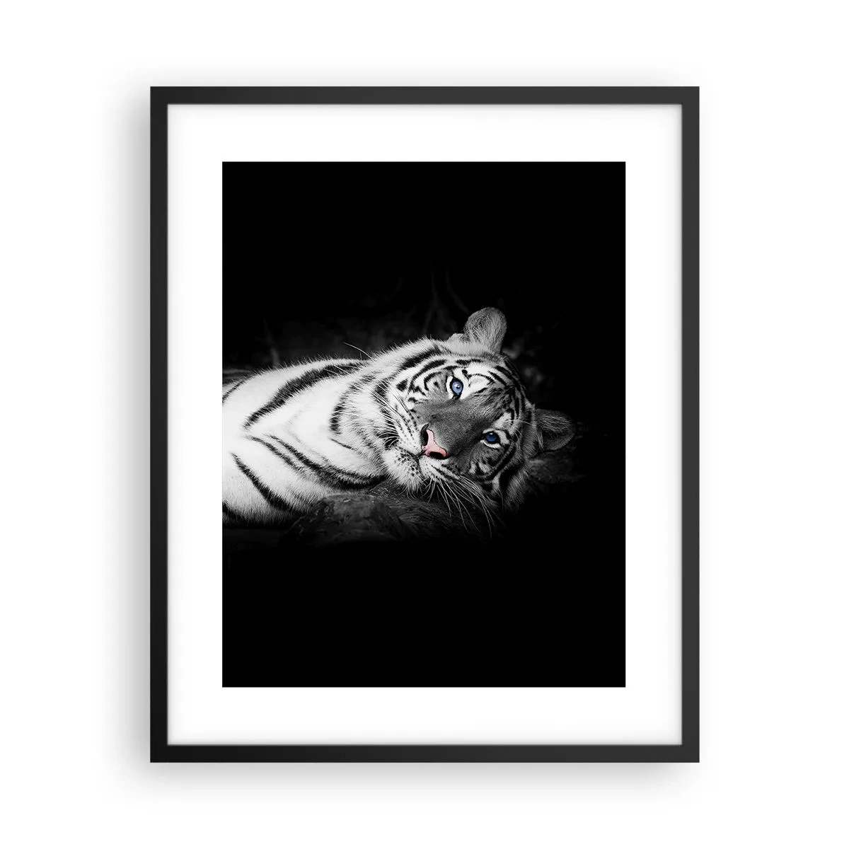 Poster in cornice nera - Selvaggità e pace - 40x50 cm