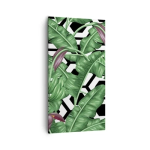 Quadro su tela - Stampe su Tela - Composizione simmetrica con la natura - 55x100 cm