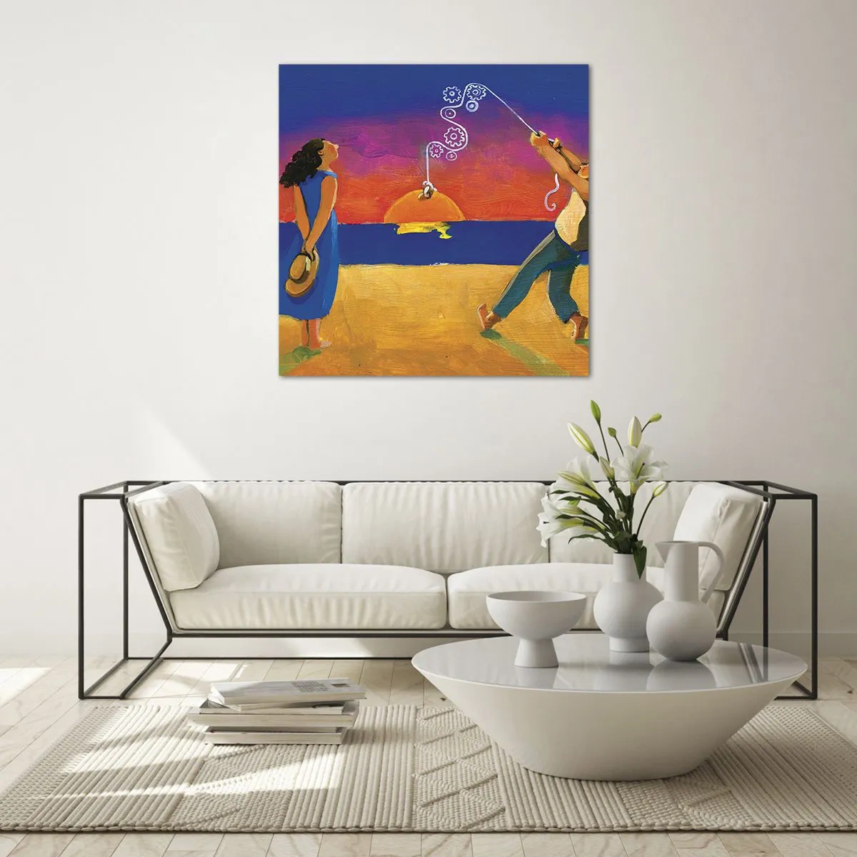 Quadro su vetro - Più delle stelle del cielo - 70x70 cm