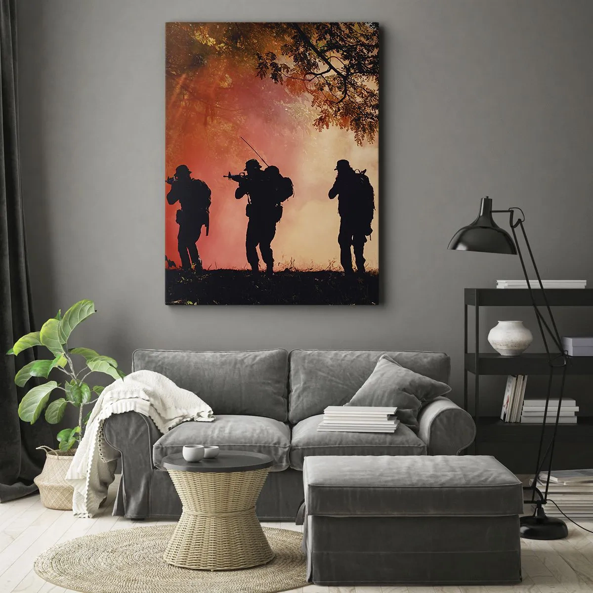 Quadro su tela - Stampe su Tela - …Tutti per uno. - 55x100 cm
