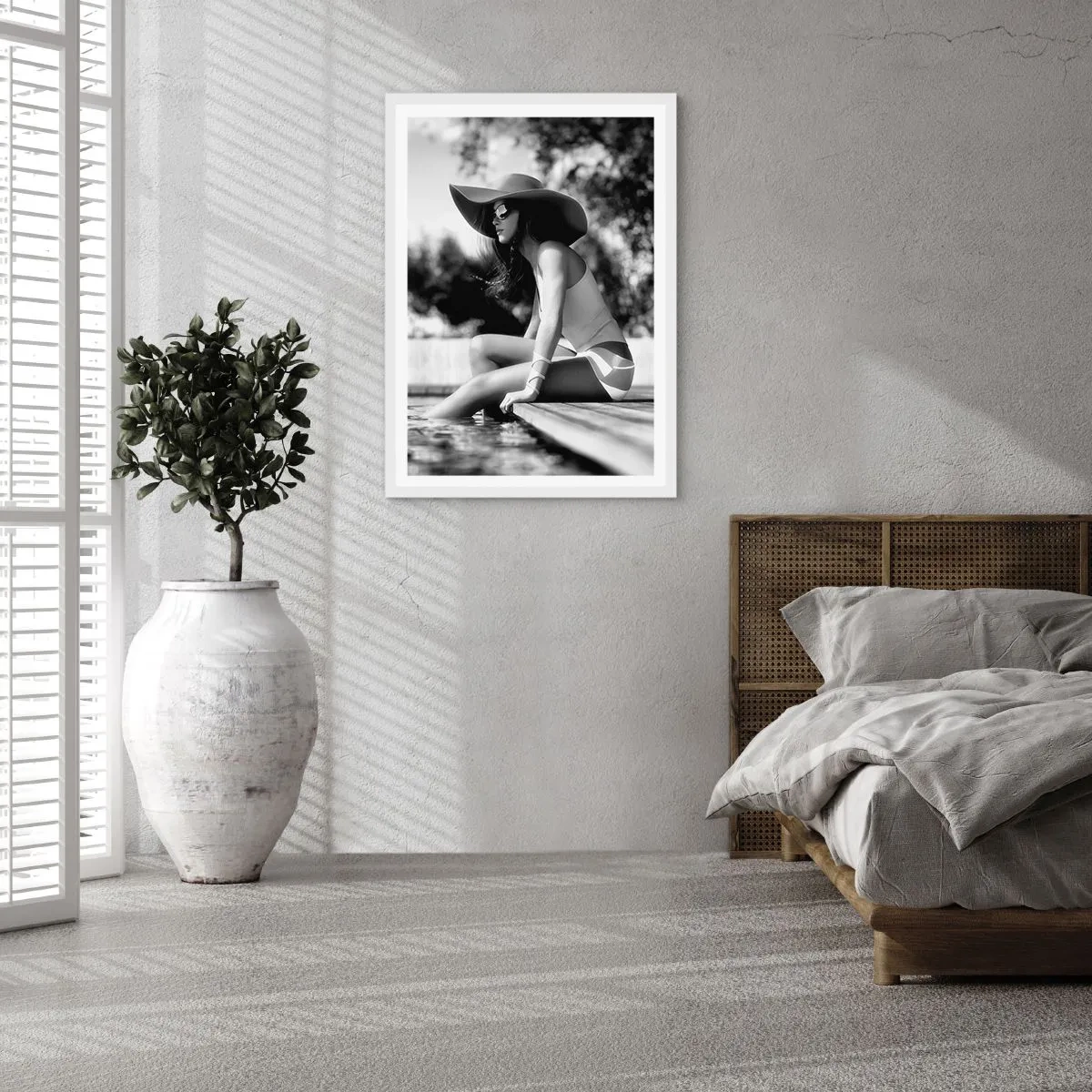 Poster in cornice bianca - Sogno estivo - 30x40 cm