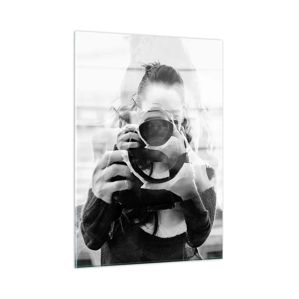 Quadro su vetro - Il creatore e il suo materiale - 50x70cm - Il creatore e il materiale - Decorazione murale moderna per soggiorno e camera da letto ARTTOR
