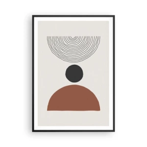 Poster in cornice nera - Al centro dell'attenzione - 70x100 cm