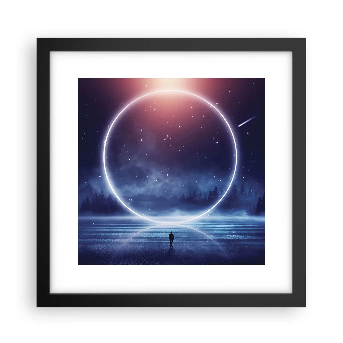 Poster in cornice nera - Sono già qui... - 30x30 cm