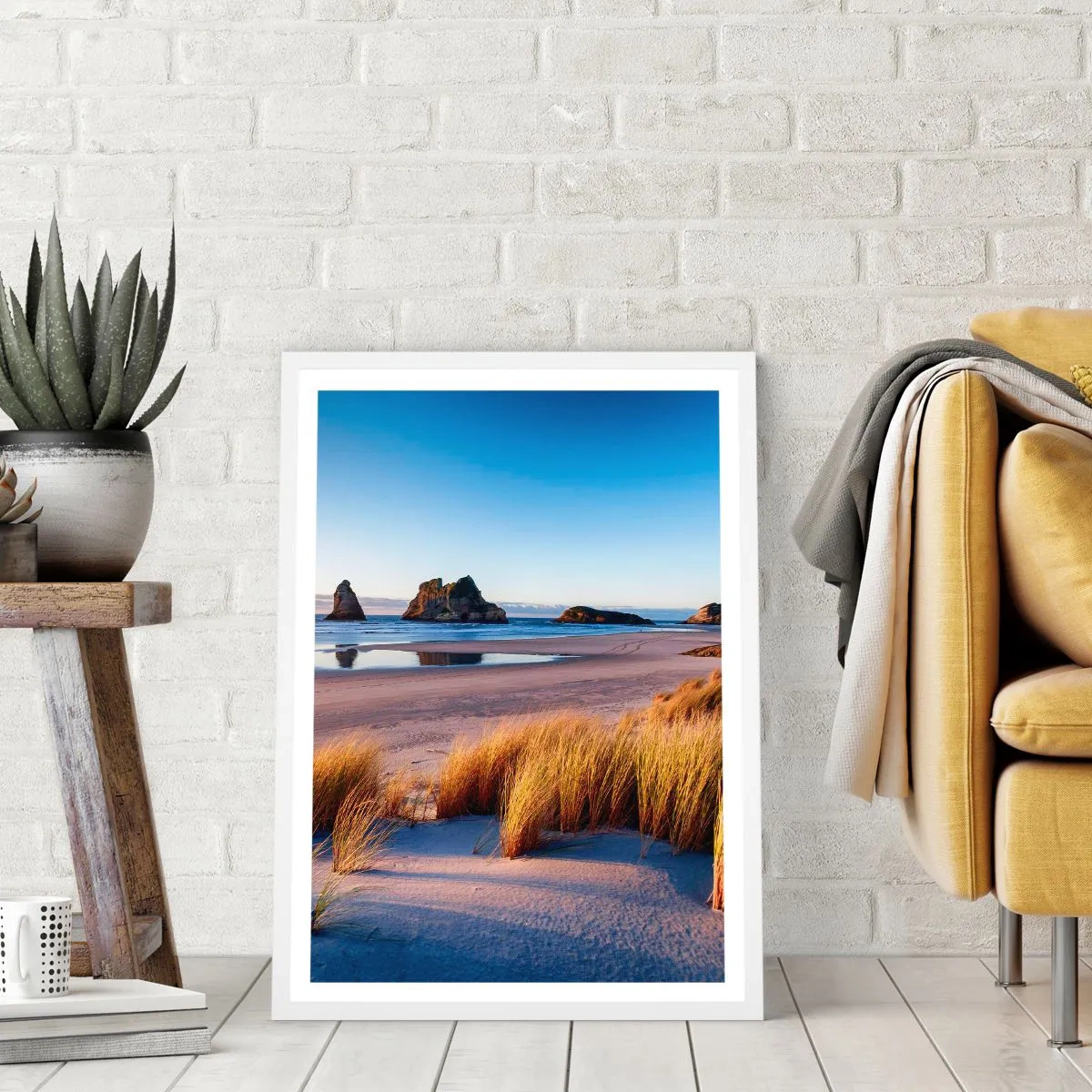 Poster in cornice bianca - Per i cercatori di pace - 40x50 cm