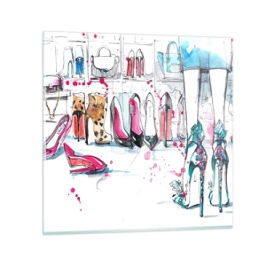 Quadro su vetro - Apriti sesamo - 40x40 cm