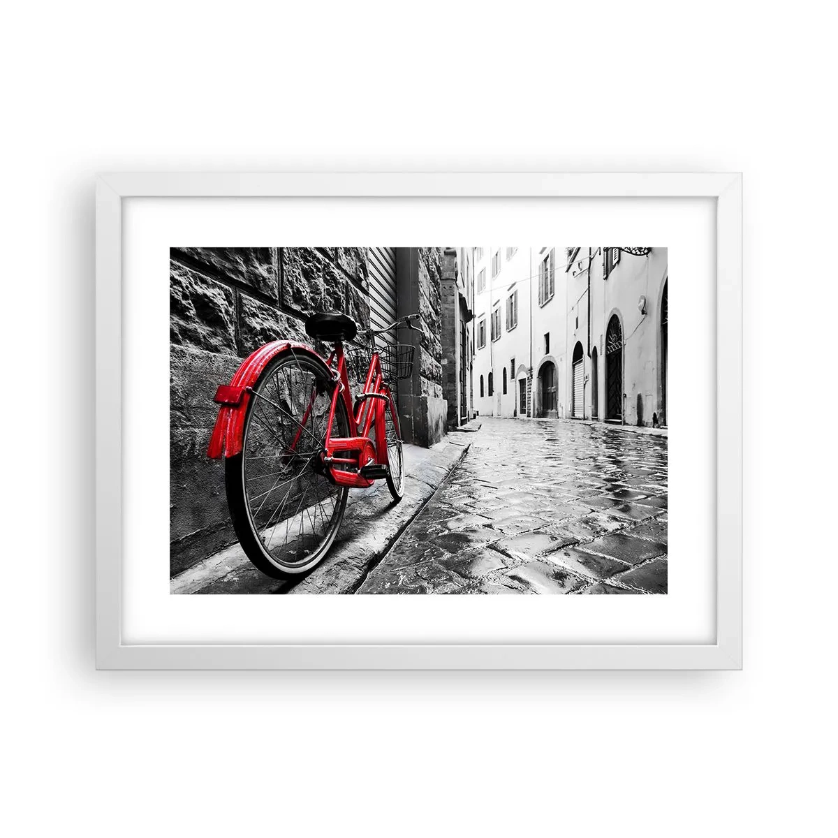 Poster in cornice bianca - La vera bellezza non invecchia - 40x30 cm