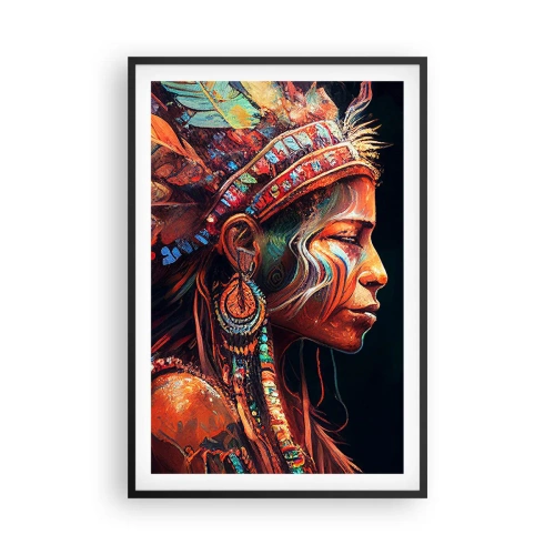 Poster in cornice nera - Rituale magico - 61x91 cm