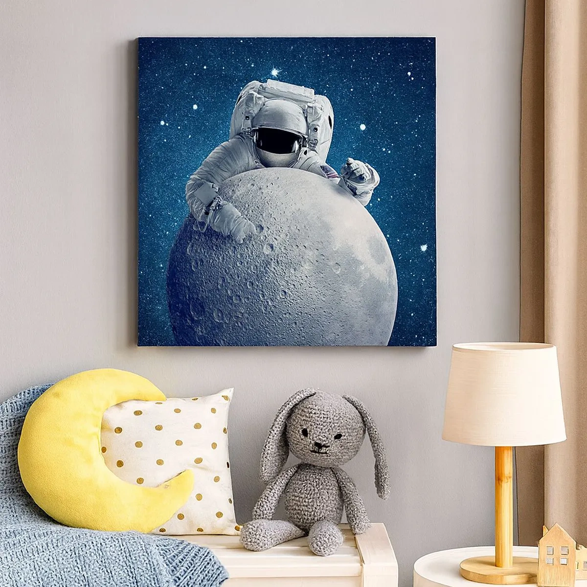 Quadro su tela - Stampe su Tela - Burlone spaziale - 30x30 cm