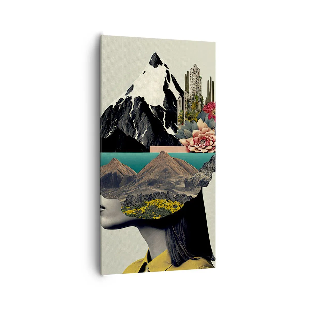 Quadro su tela - Stampe su Tela - La donna è sempre un mistero - 65x120 cm