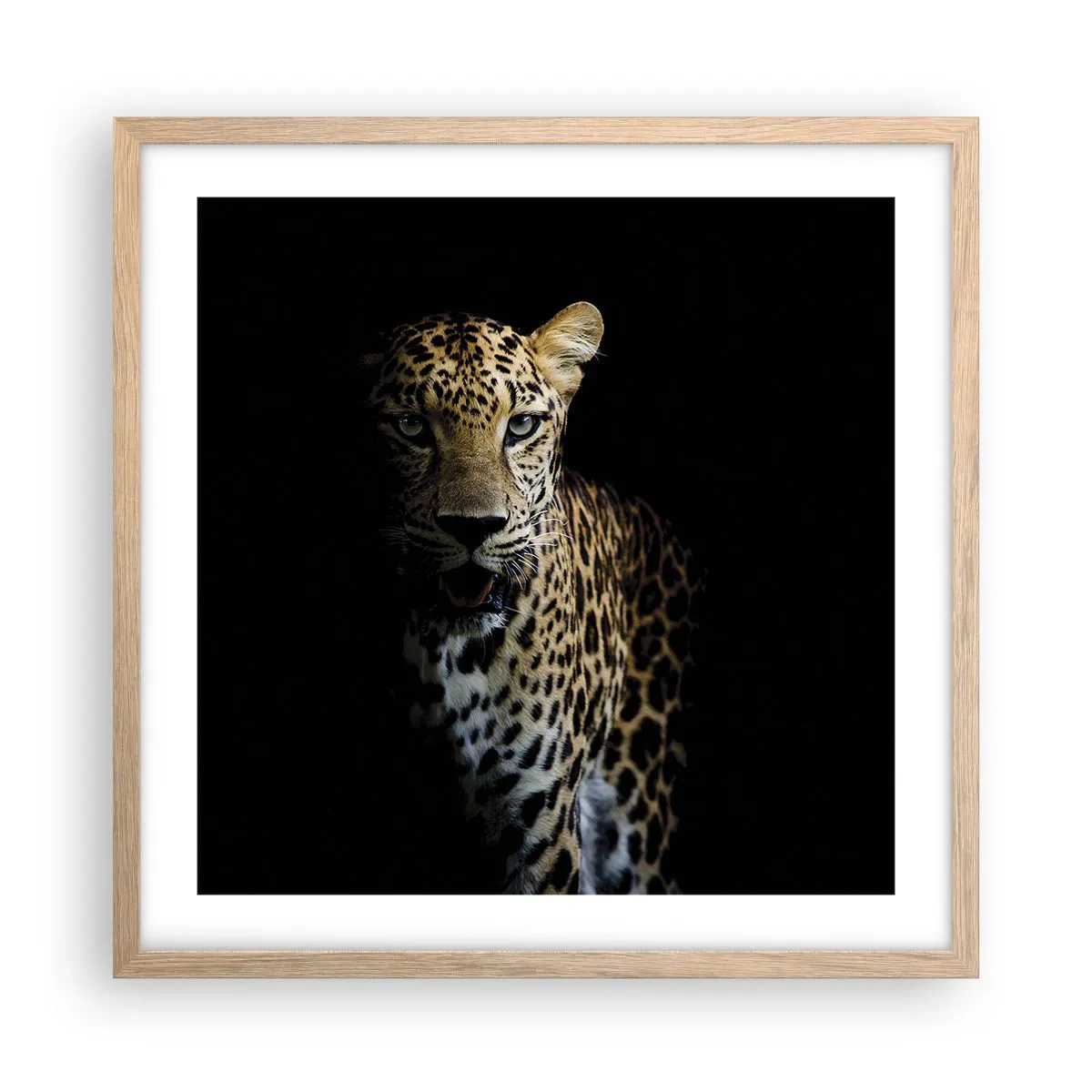 Poster in cornice rovere chiaro - Bellezza tenebrosa - 50x50 cm