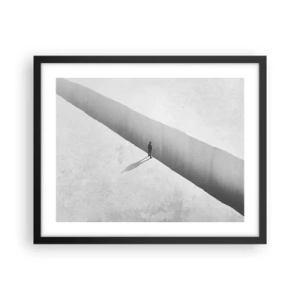 Poster in cornice nera - Un obiettivo chiaro - 50x40 cm