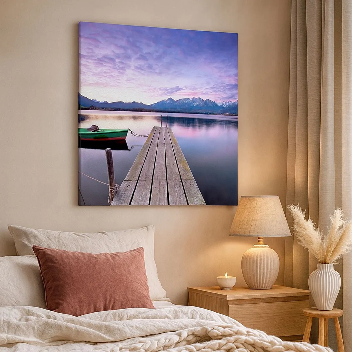 Quadro su tela - Stampe su Tela - Silenzio amichevole - 30x30 cm