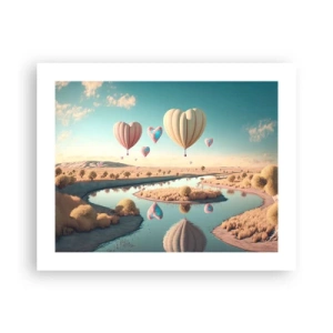 Poster - L'amore permette di volare - 50x40 cm