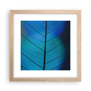 Poster in cornice rovere chiaro - Struttura intricata - 30x30 cm