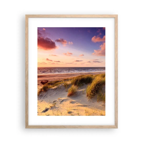 Poster in cornice rovere chiaro - L'aria già profuma di estate - 40x50 cm