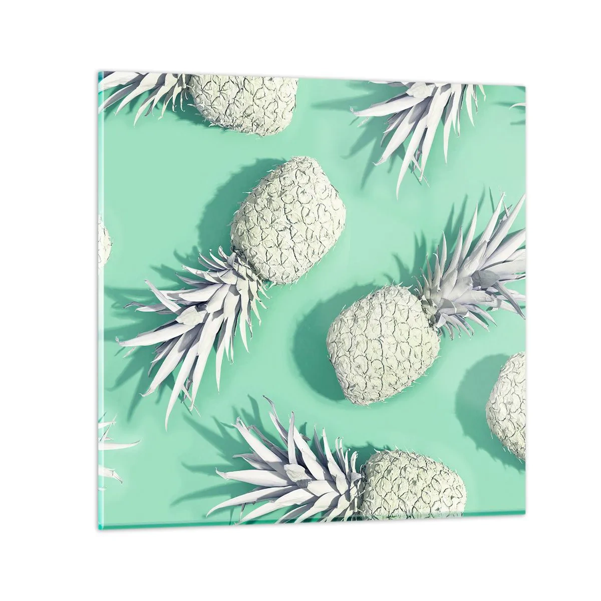 Quadro su vetro - Perfettamente adatti alla menta - 60x60 cm