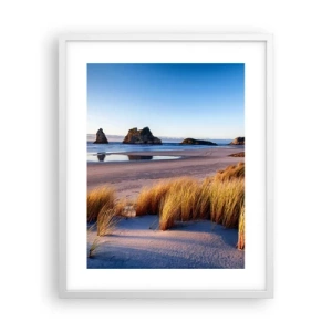 Poster in cornice bianca - Per i cercatori di pace - 40x50 cm