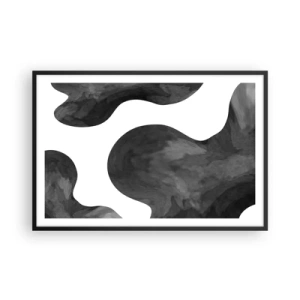 Poster in cornice nera - Via Lattea - 91x61 cm