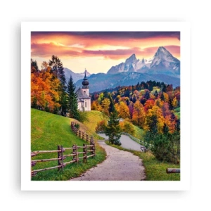 Poster - Un paesaggio come dipinto - 60x60 cm