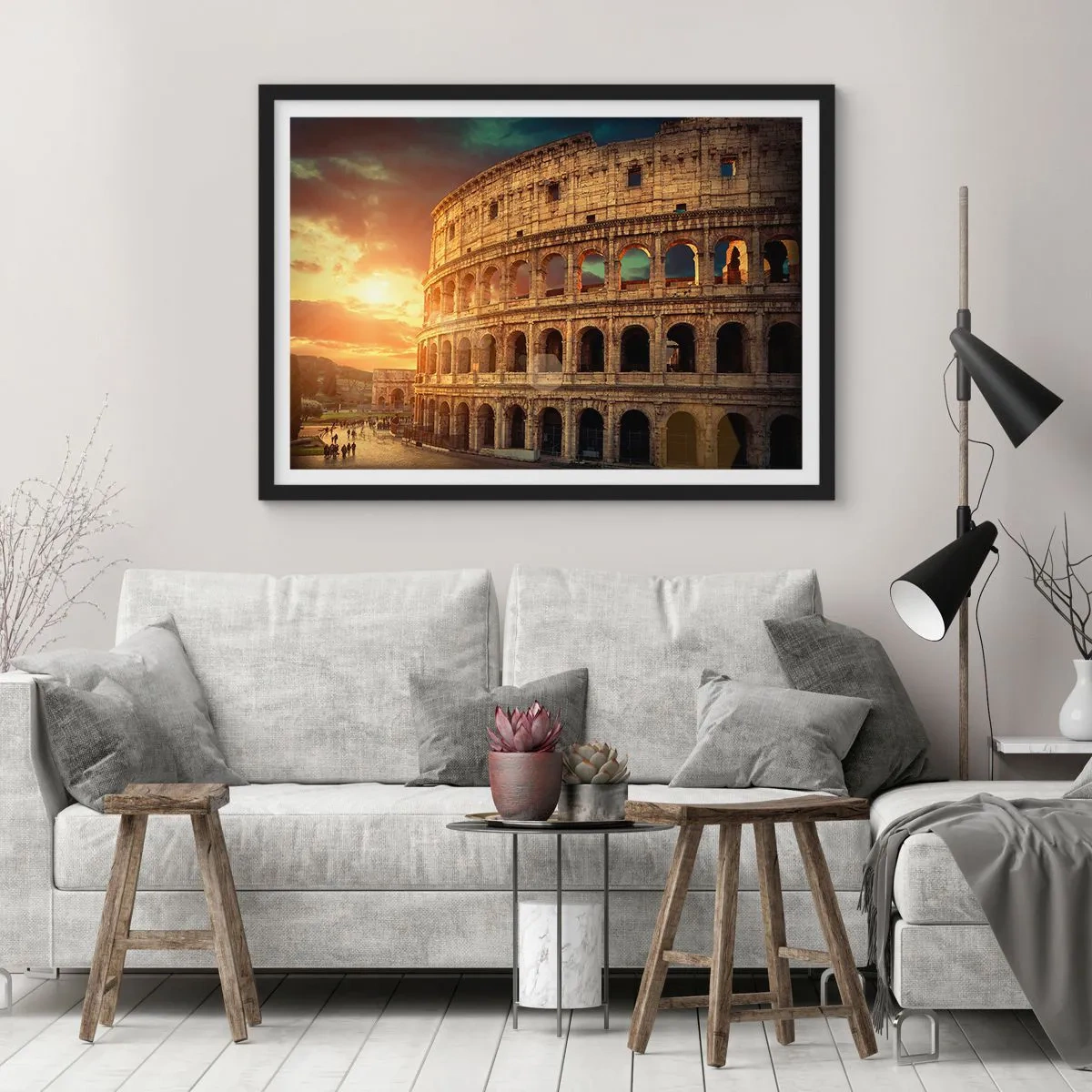 Poster in cornice nera - Impressione colossale - 40x30 cm