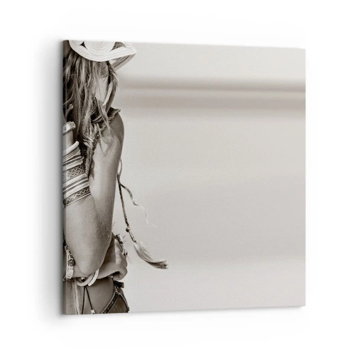 Quadro su tela - Stampe su Tela - Come una ragazza - 50x50 cm
