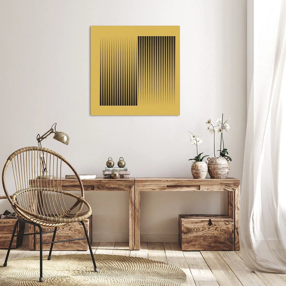 Quadro su tela - Stampe su Tela - La quadratura degli opposti - 60x60 cm