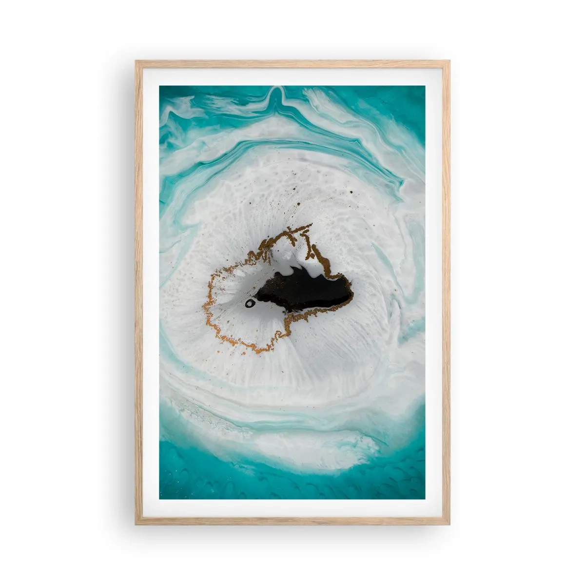 Poster in cornice rovere chiaro - Penetrare all'interno - 61x91 cm