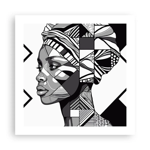 Poster - Ritratto etnico - 50x50 cm