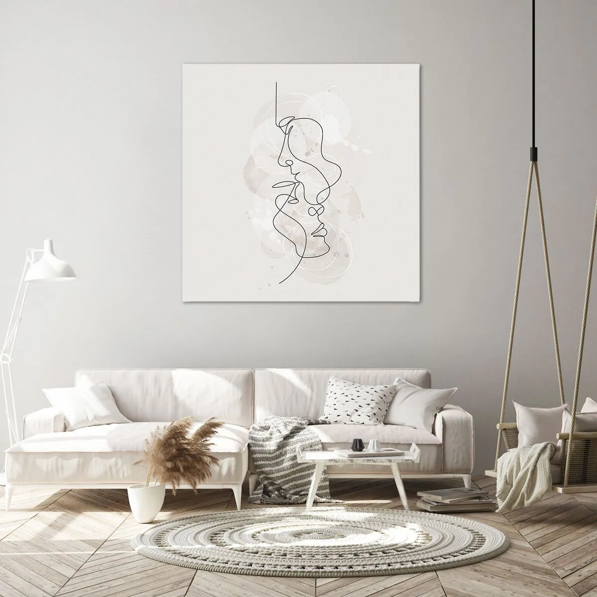 Quadro su tela - Stampe su Tela - Intrecciati in un abbraccio - 50x50 cm