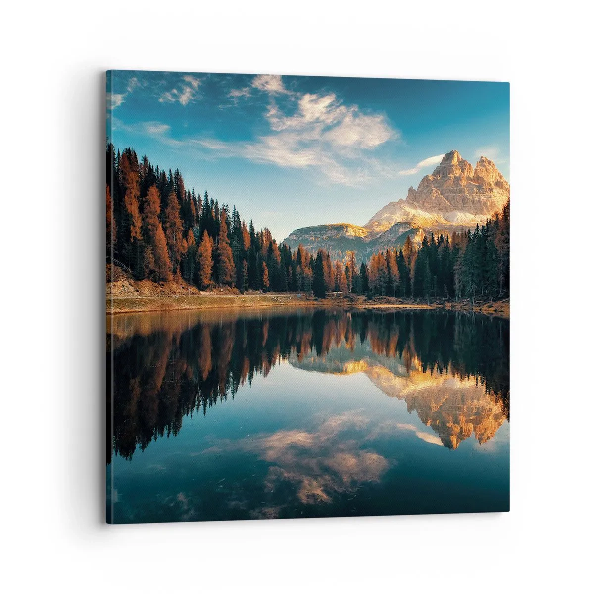 Quadro su tela - Stampe su Tela - Paesaggio doppio - 70x70 cm